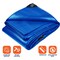 Tarpco Safety Heavy Duty Tarp, 16 ft L x 0.5 mm H x 12 ft W, 10 Mil, Blue, Polyethylene TS-155-12X16 - alternate 6